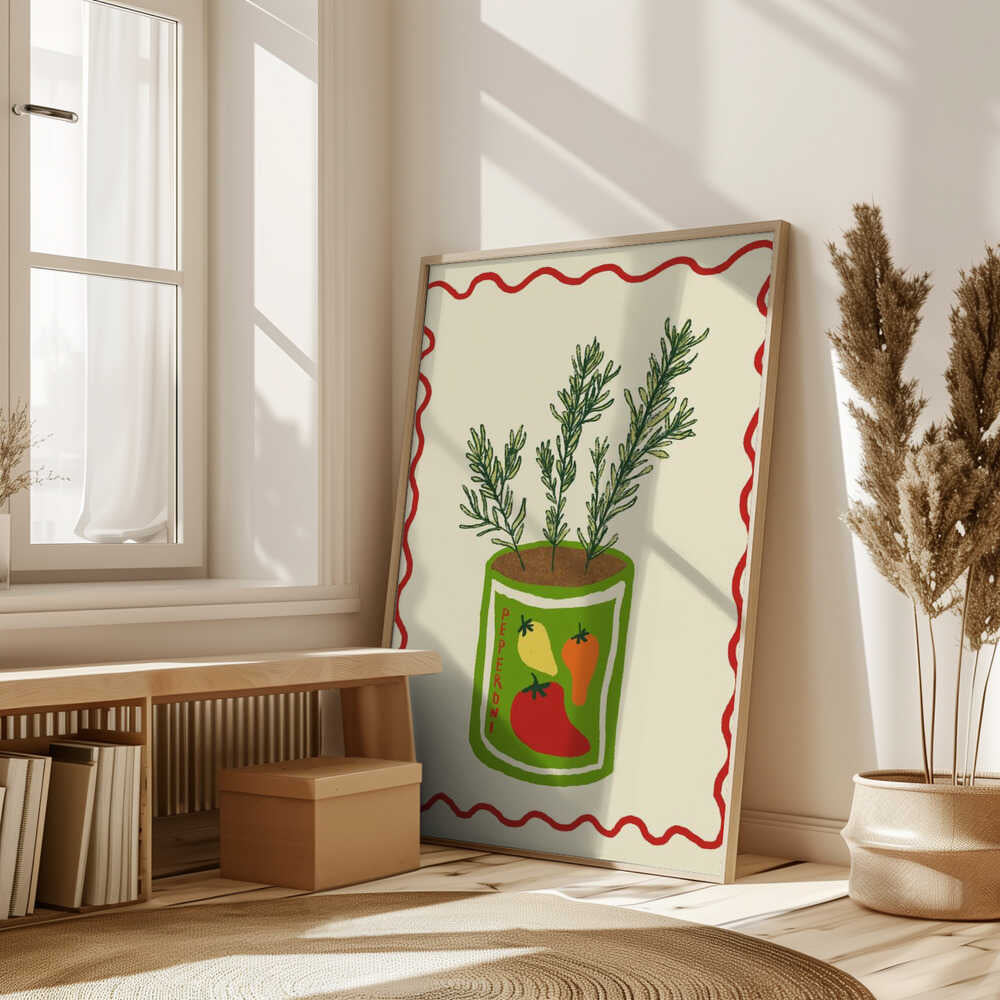 Chillies &amp; Rosemary Poster