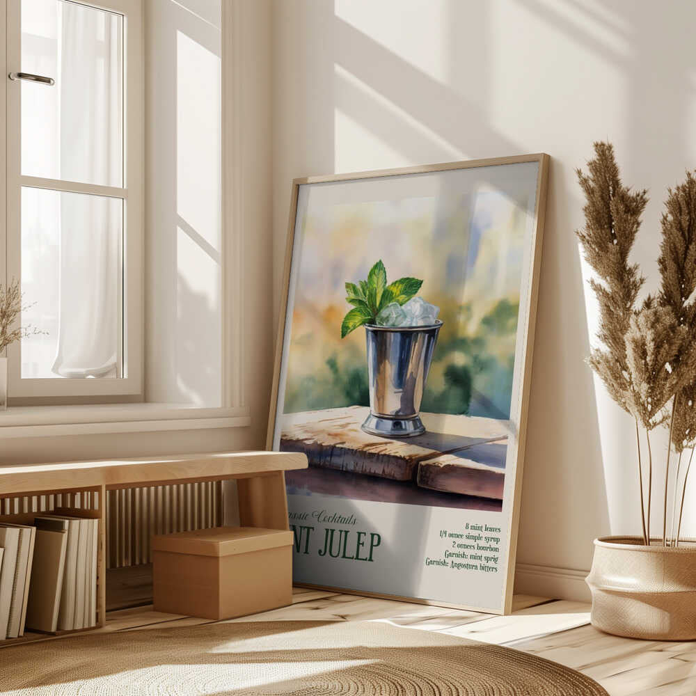 Classic Cocktails - Mint Julep Poster