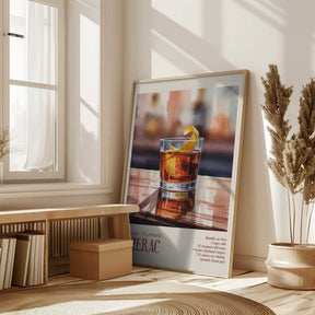 Classic Cocktails - Sazerac Poster