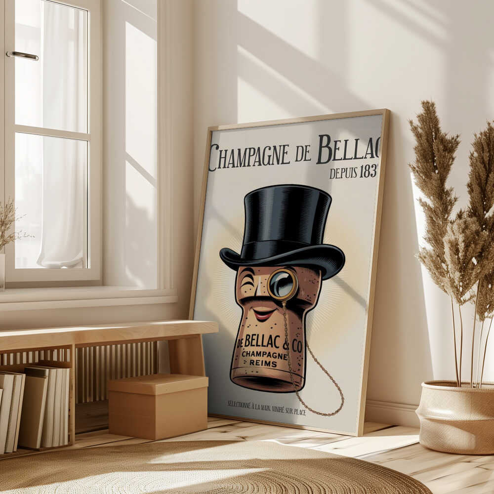 Champagne De Bellac Poster