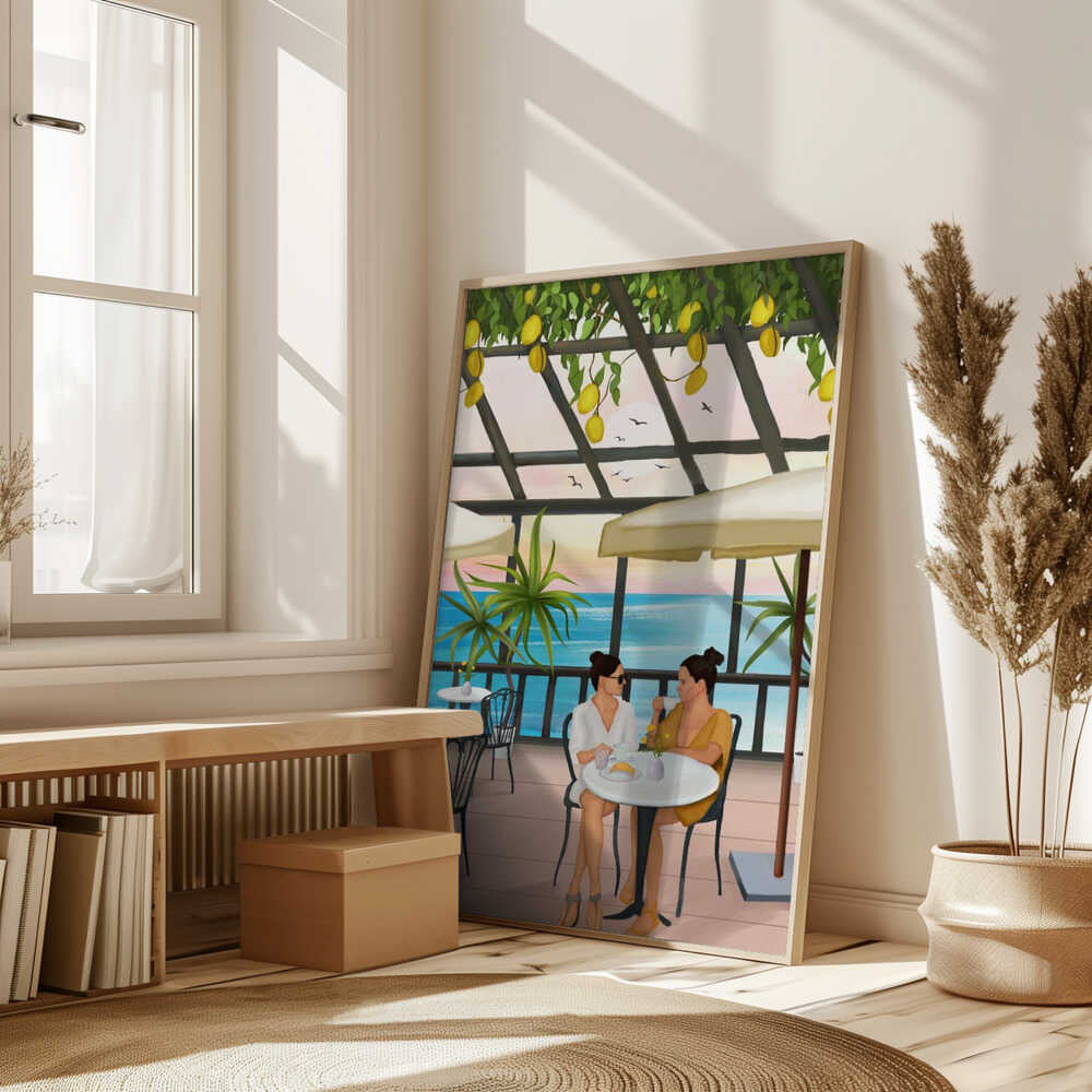 Beneath the Lemon Canopy Poster