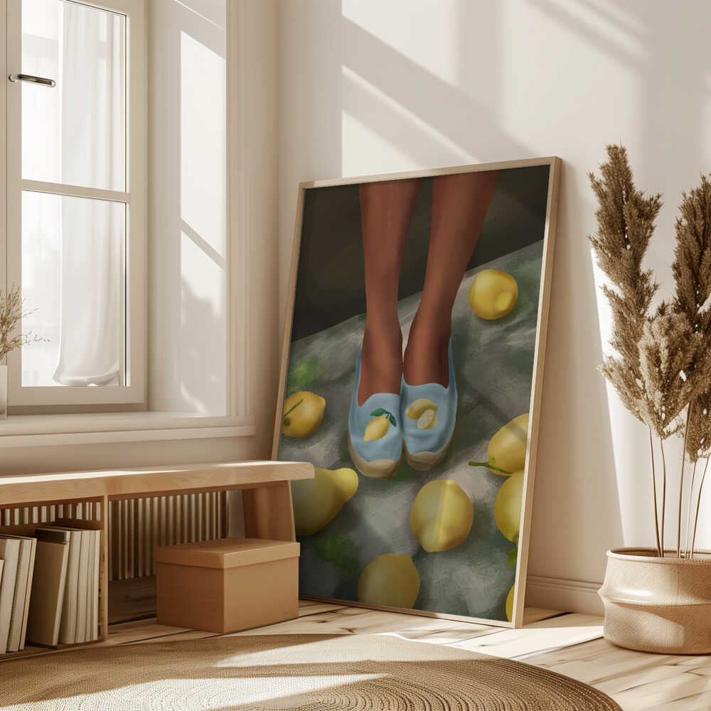 Lemon Steps Poster