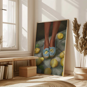 Lemon Steps Poster