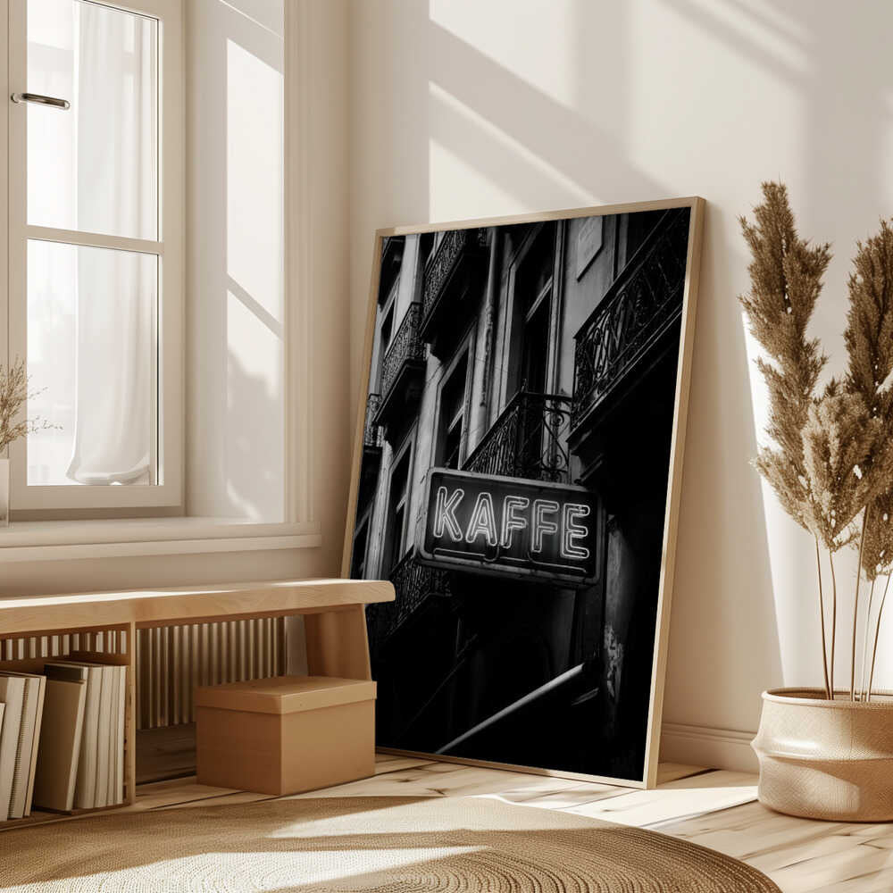 Kaffe Skylt Poster