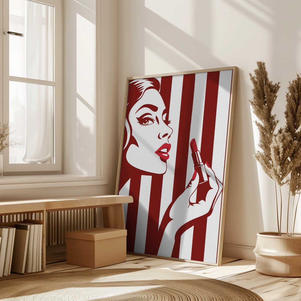 Put On Some Lipstick Poster