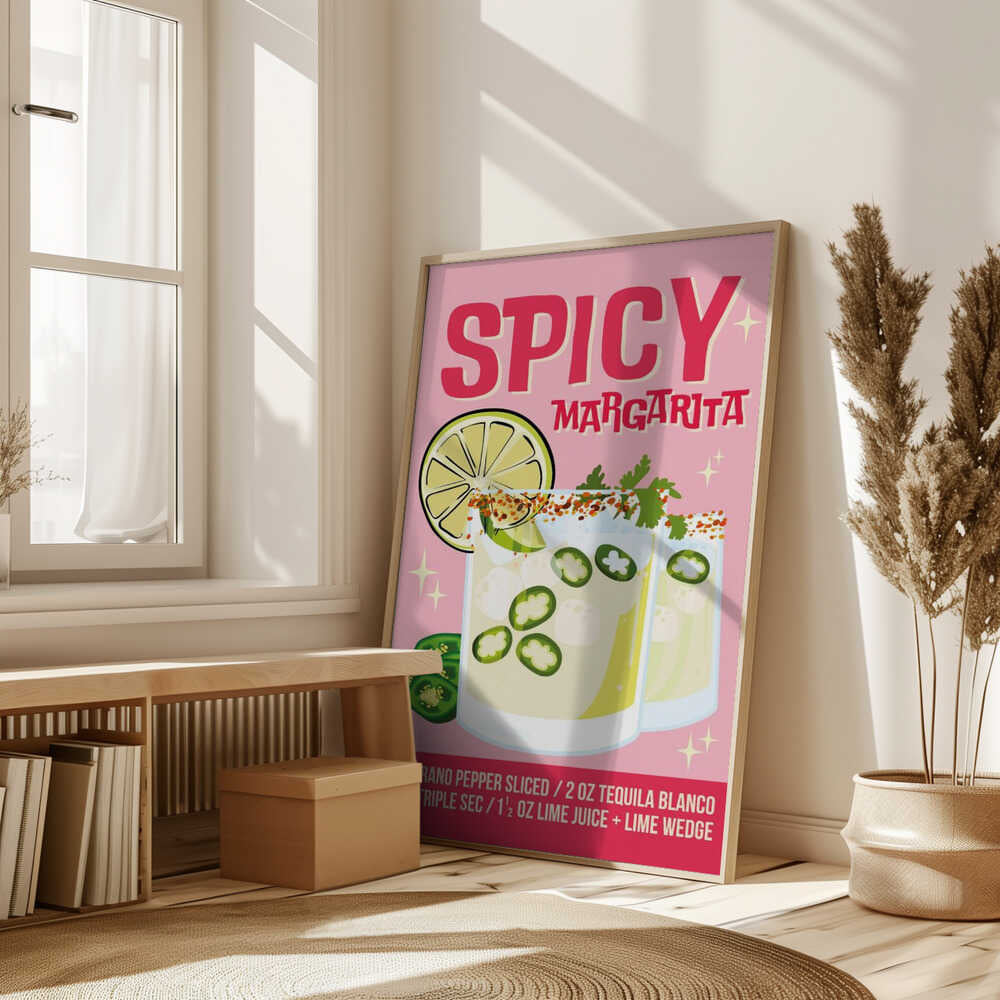 A3 Spicy Margs 5 Pink A3 Plus 01.png Poster