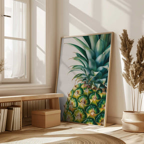 Pineapple Close Up Poster
