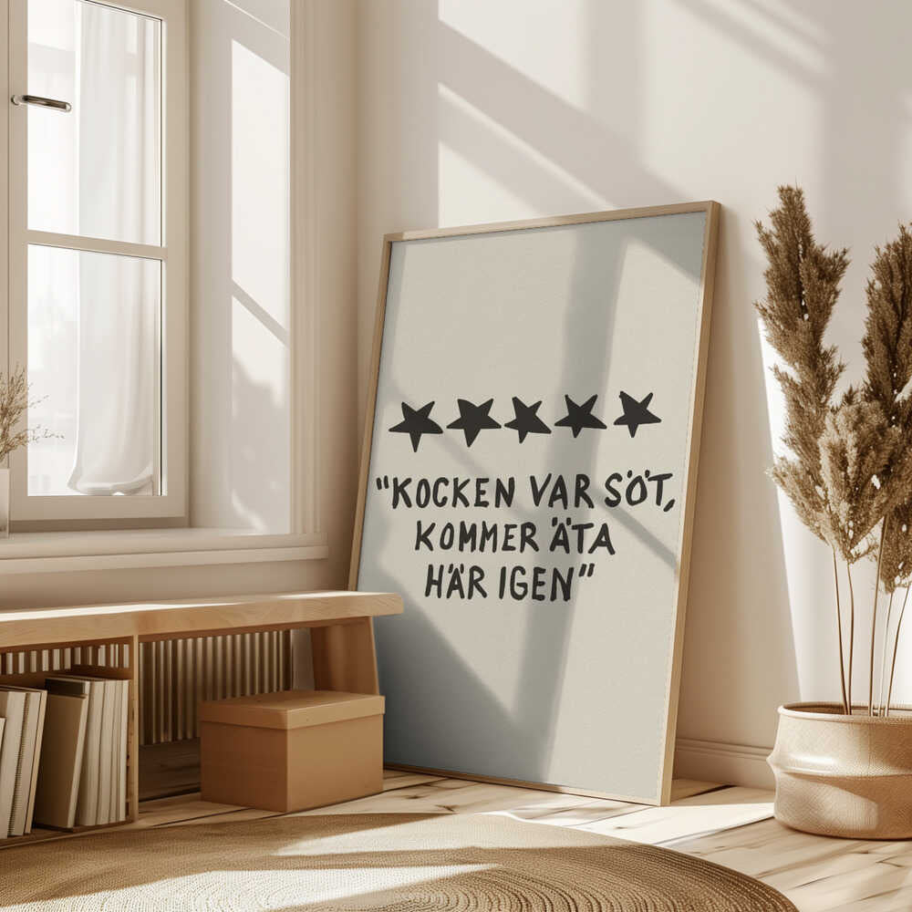 Kocken Var Söt Poster