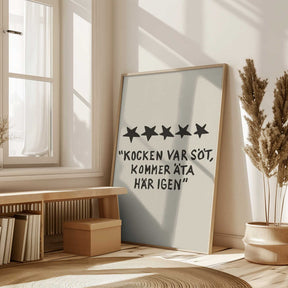 Kocken Var Söt Poster
