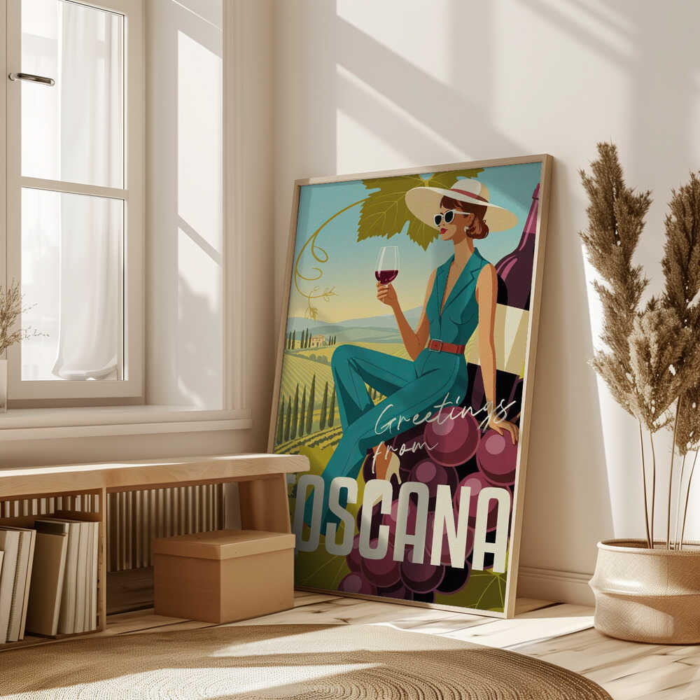 Greetings From Toscana Poster