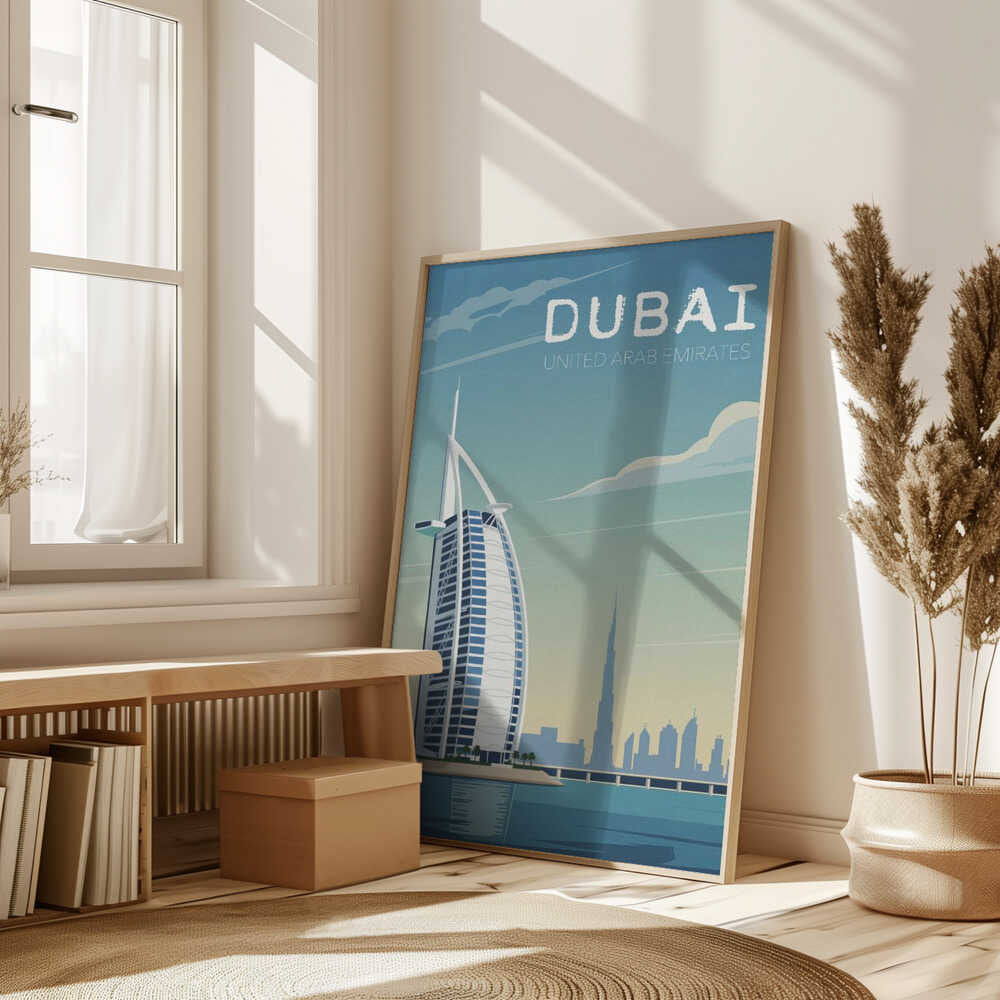 Dubai Travel Poster Poster