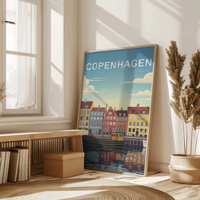 Copenhagen Travel Poster Poster