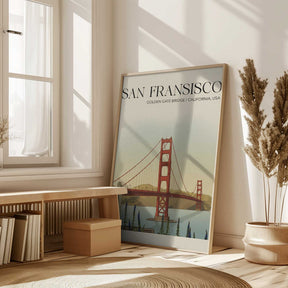 San Fransisco Travel Poster Poster