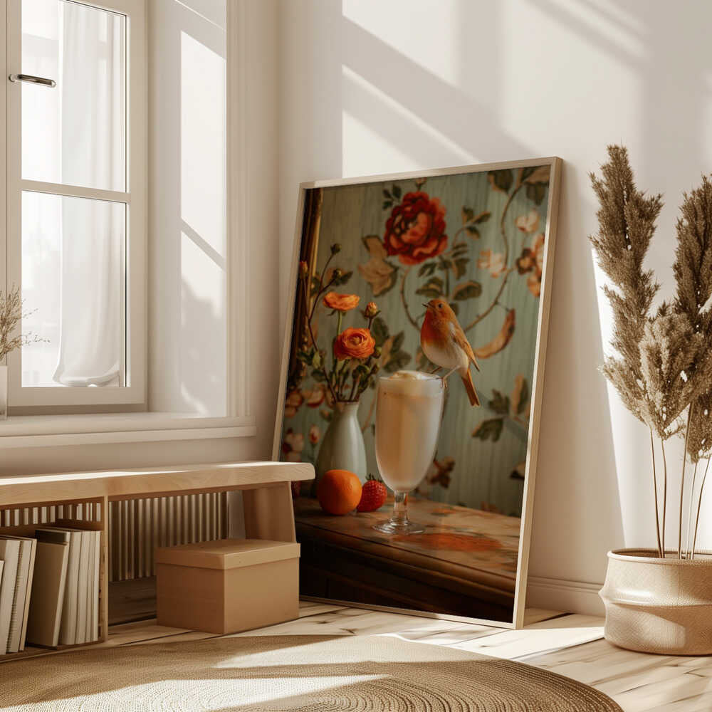 Strawberry Smoothie Serenade Poster