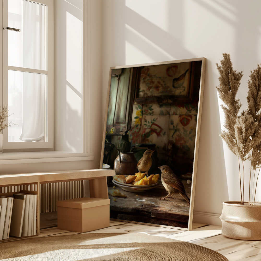 Golden Crumb Delight Poster