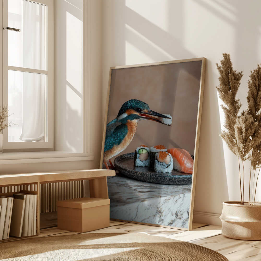 Kingfisher’s Sushi Feast Poster