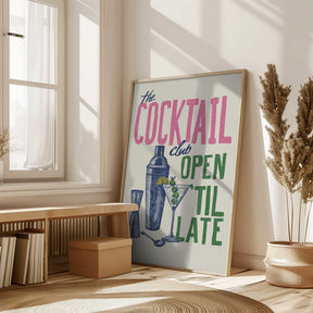 The Cocktail Club Poster