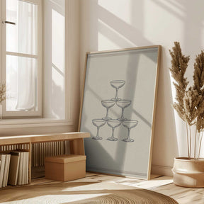 Glass Stack Poster