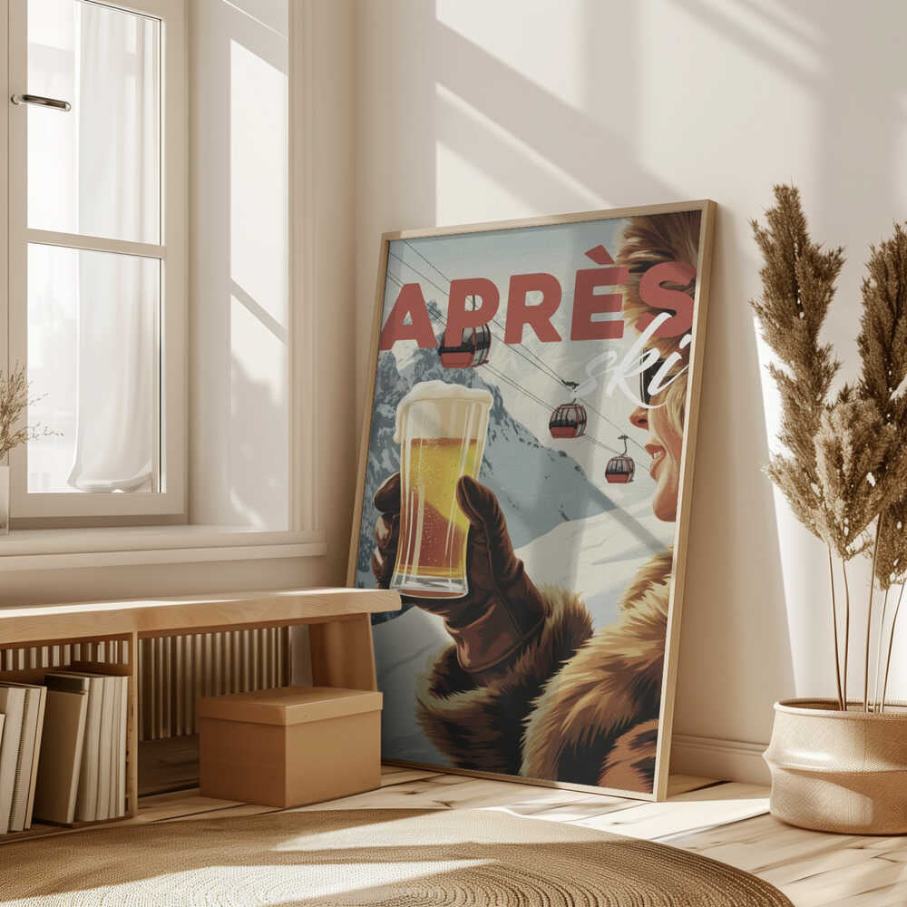 Apres Ski Alpine Poster