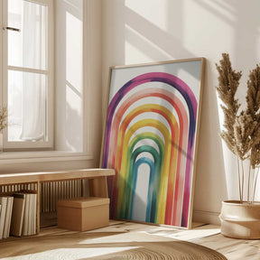 Colorful Arches Poster