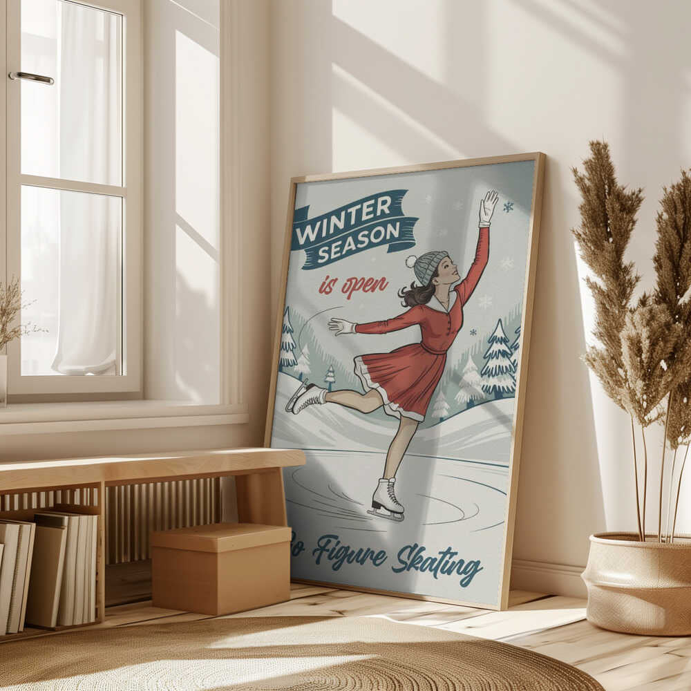 Go Figure Skating Poster