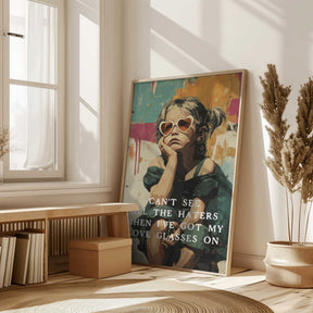 Love Glasses On Poster