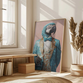 Parrot In Gala Jacket Poster