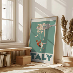 Italy Pasta Swing Poster