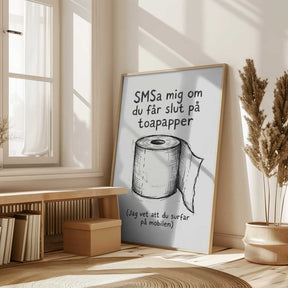 Slut På Toapapper Poster