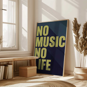 No Music, No Life Poster
