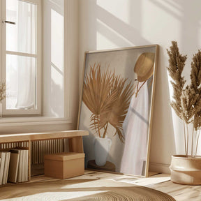 Palm Leaf Decoration Poster