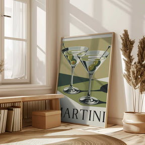 Martini Times Two Poster