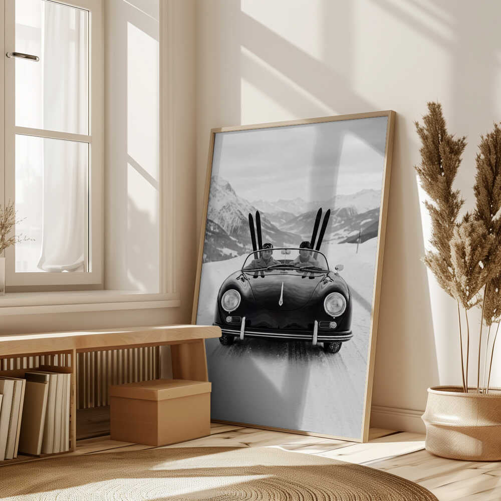 Driving In the Alps Poster