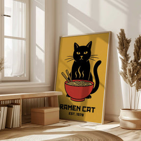 Ramen Cat No 5 Poster
