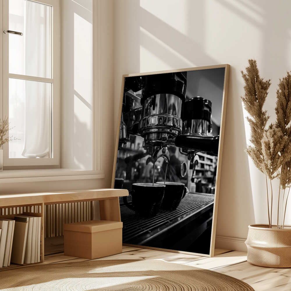 Double Espresso Cups Poster