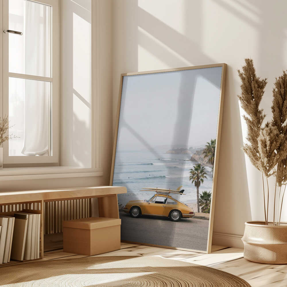 Porsche Coast Poster