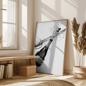 Sabering Champagne Poster