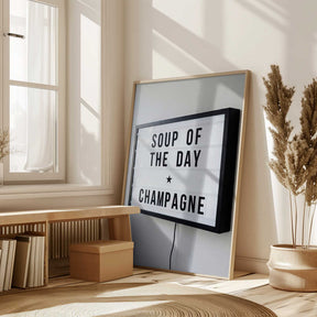 Soup of the Day Sign Poster