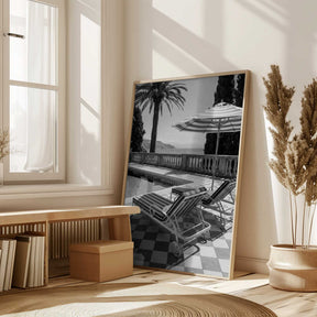 Sunbeds At the Beach Villa Poster