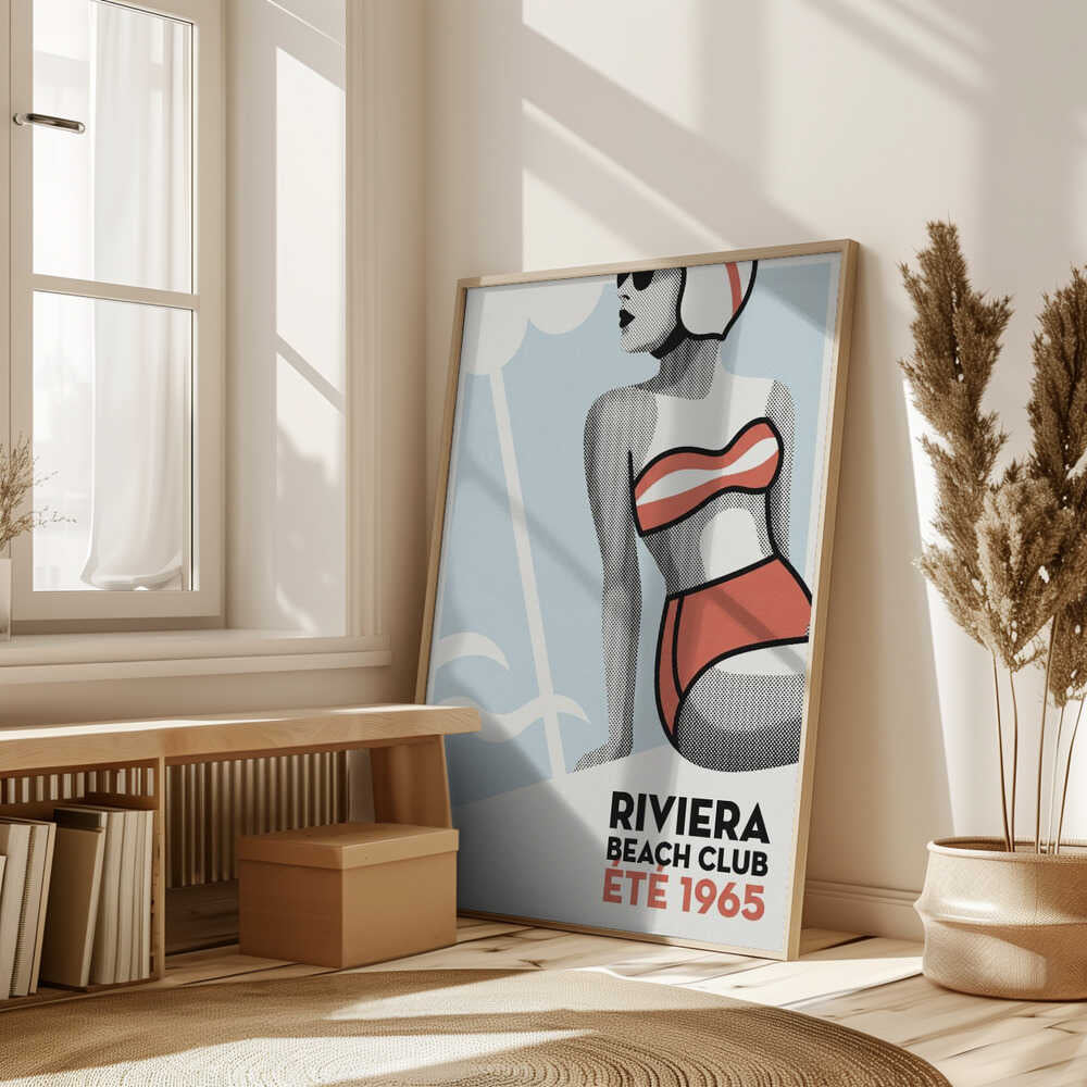 Riviera Beach Club Summer Poster