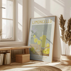 Limoncello Lemon Refreshment Poster