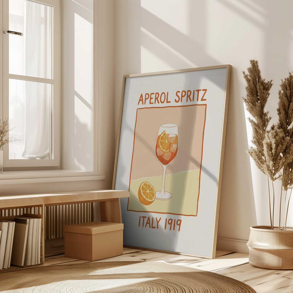 Italian Aperol Spritz Poster