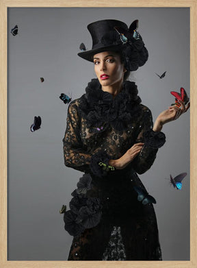 Lady Butterfly III Poster