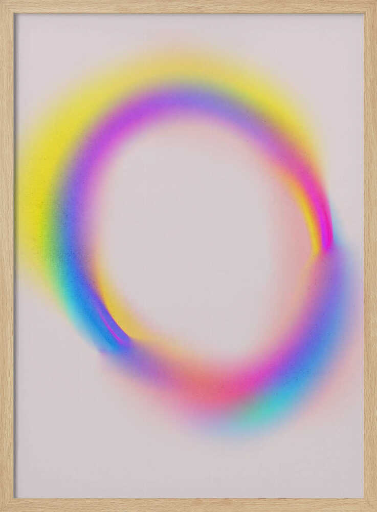 Luminous Spectrum Halo Poster