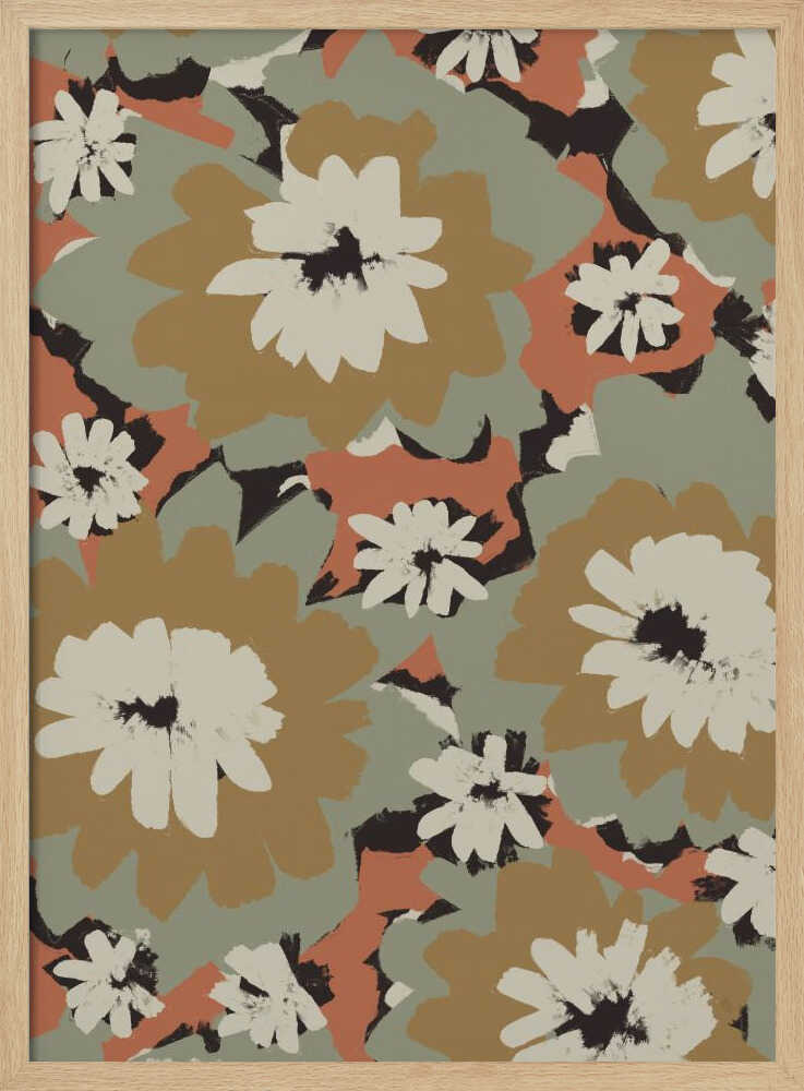 Floral Harmony Poster