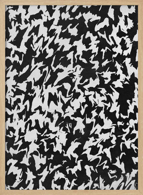 Monochrome Whirl Poster