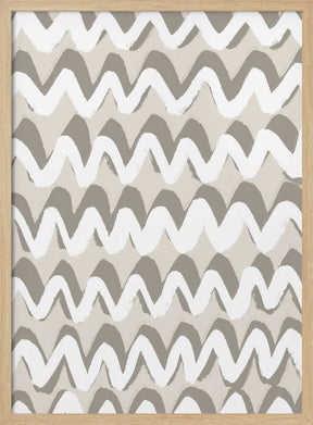 Zigzag Serenity Poster