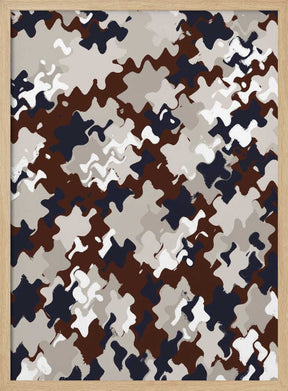 Abstract Wavescape Poster