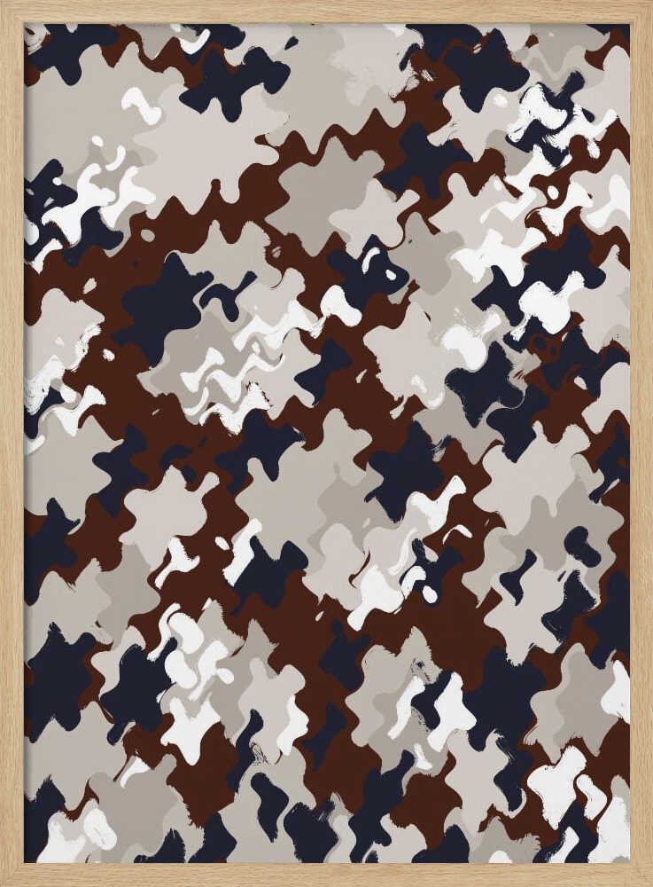 Abstract Wavescape Poster