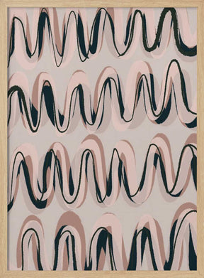 Rhythmic Waves Poster